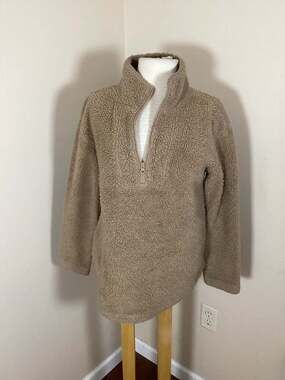 Koolaburra by UGG Sherpa Quarter-Zip Pullover, Size S